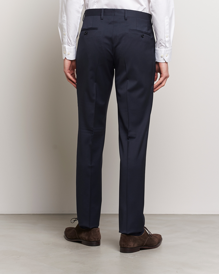Homme | Pantalons | Lardini | Wool Trousers Navy