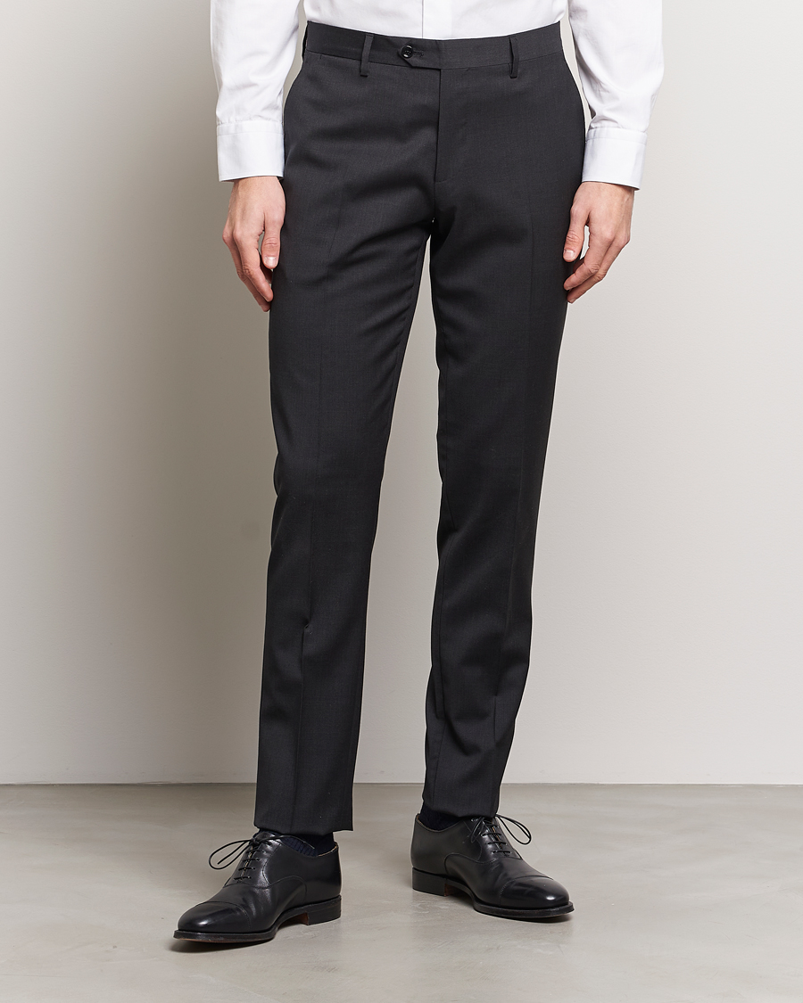 Homme | Pantalons | Lardini | Wool Trousers Grey
