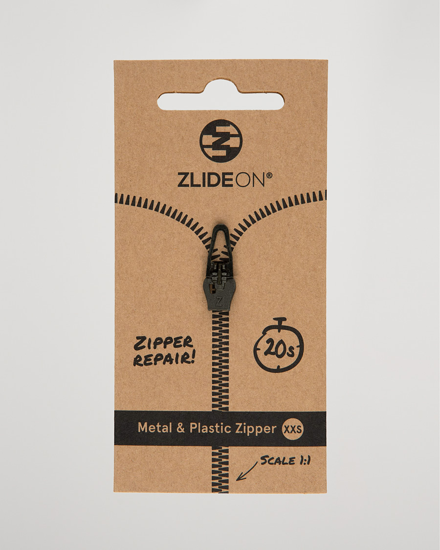 Homme | Entretien Des Vêtements | ZlideOn | Normal Plastic & Metal Zipper Black XXS