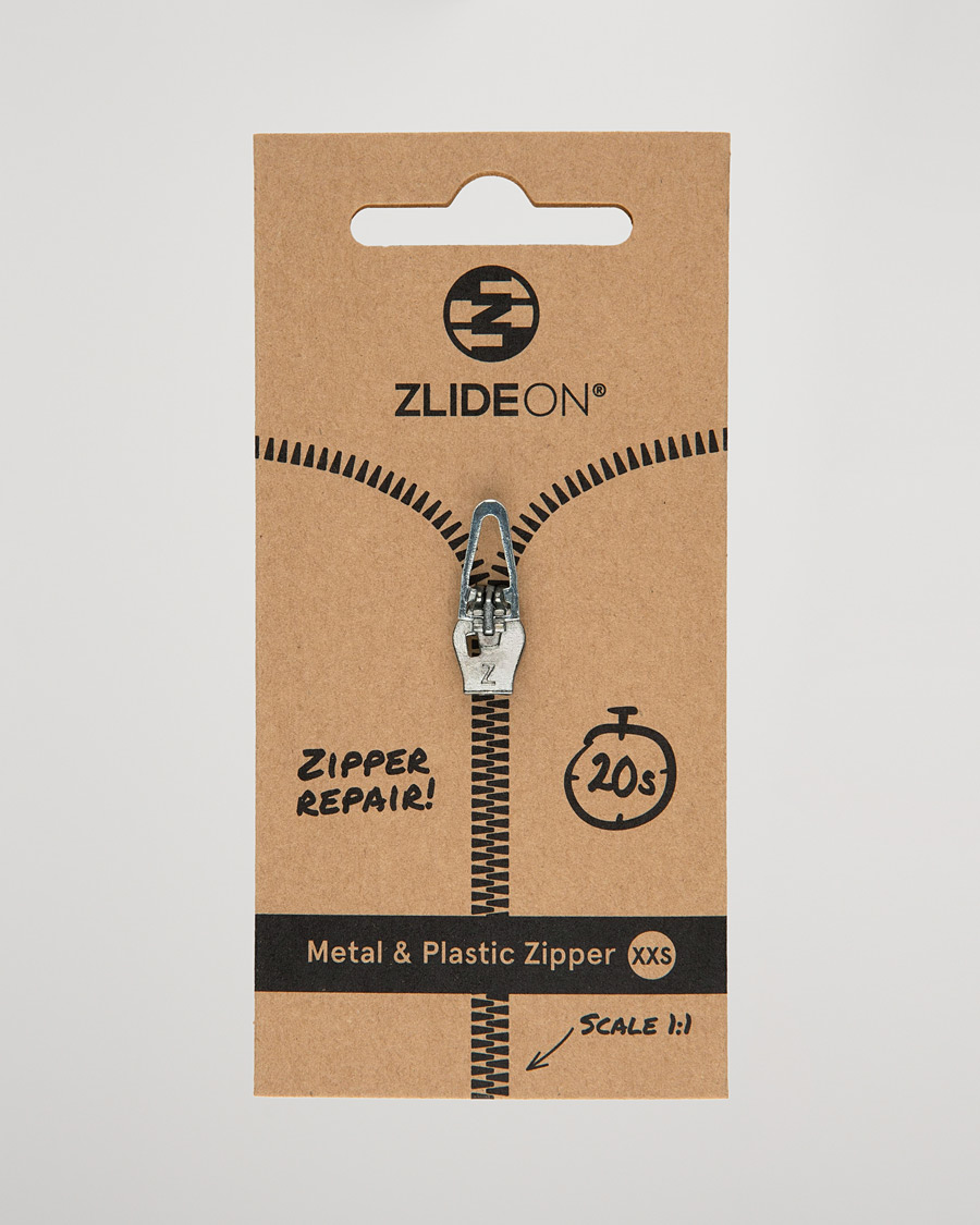 Homme | Entretien Des Vêtements | ZlideOn | Normal Plastic & Metal Zipper Silver XXS