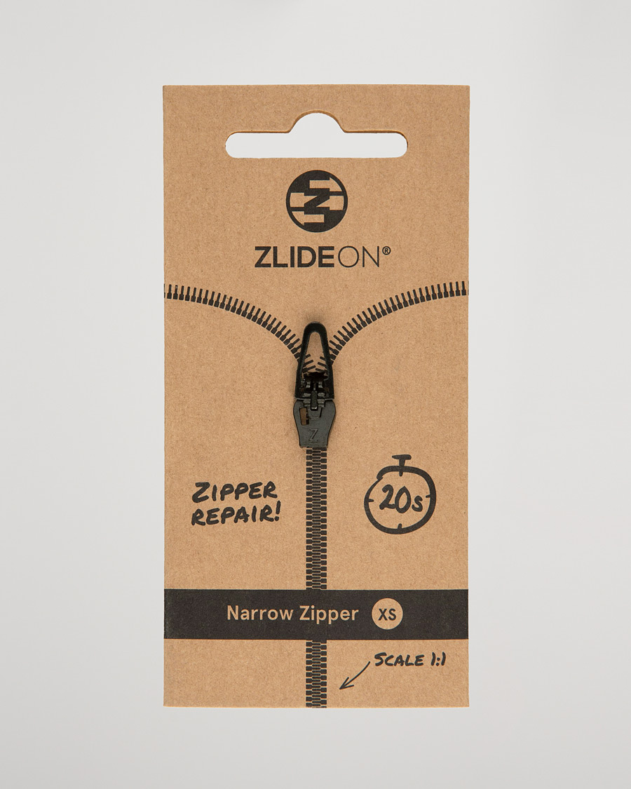 Homme | Entretien Des Vêtements | ZlideOn | Narrow Zipper Black XS