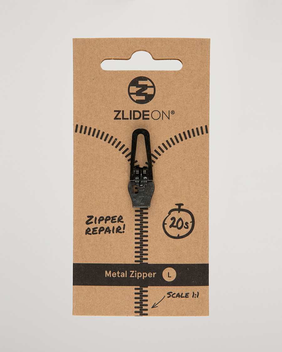 Homme | Entretien Des Vêtements | ZlideOn | Normal Metal Zipper Black L