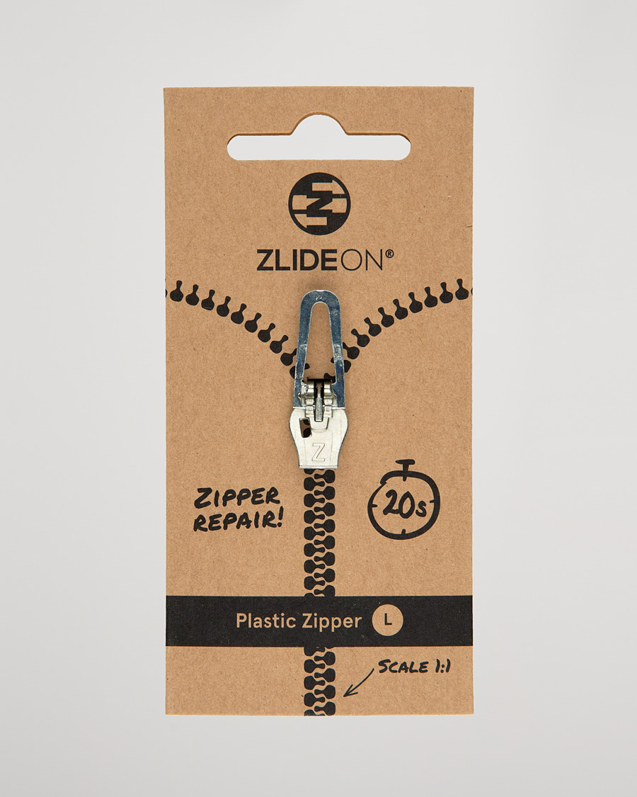 Homme | Entretien Des Vêtements | ZlideOn | Normal Plastic Zipper Silver L