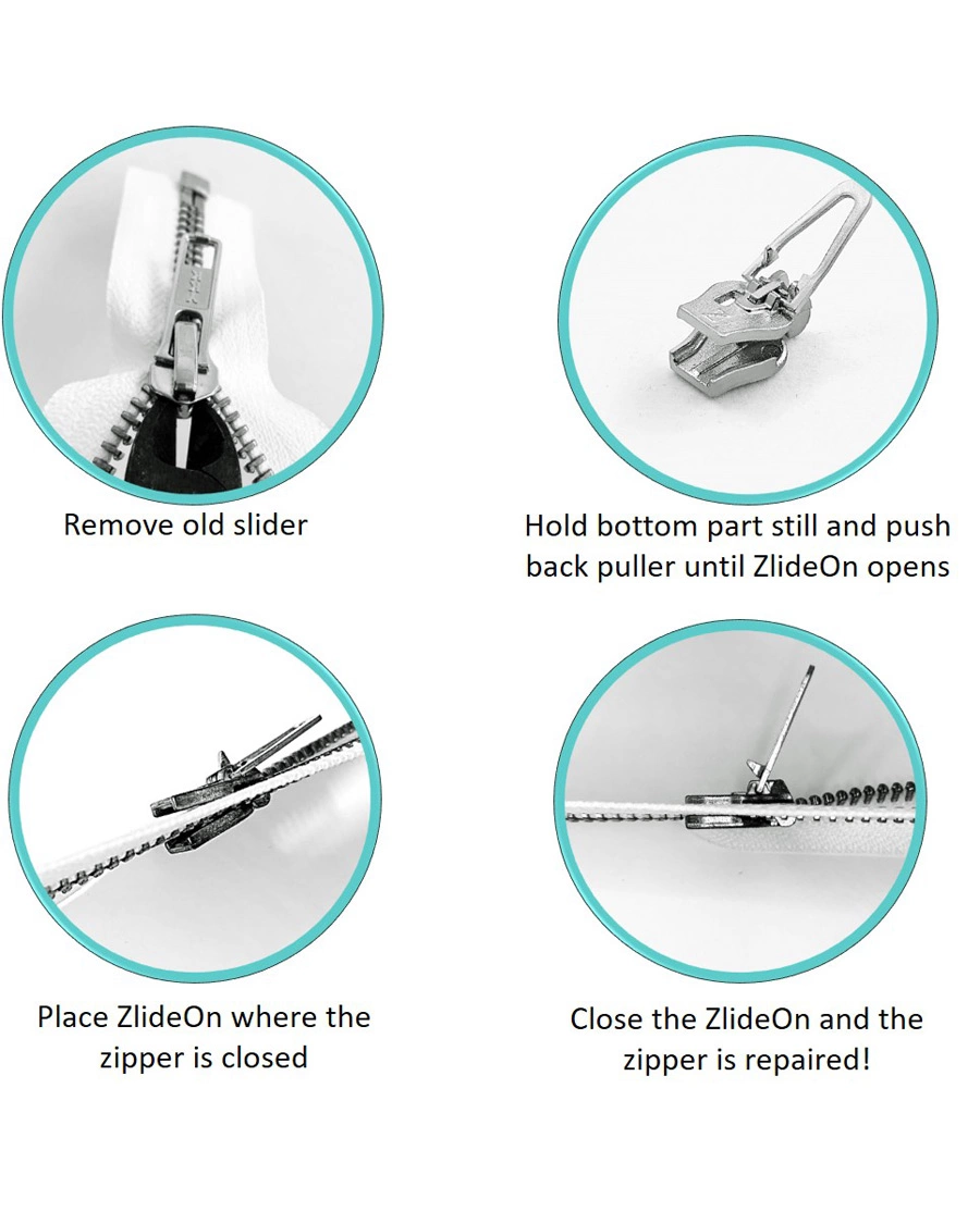 Men | ZlideOn | ZlideOn | Normal Plastic Zipper Silver L