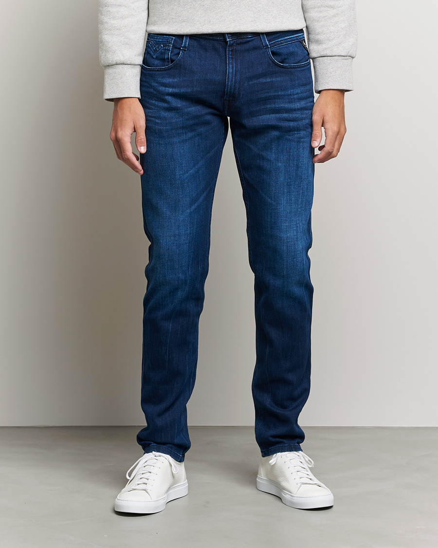 Homme | Jeans | Replay | Anbass X-Lite Stretch Jeans Dark Blue
