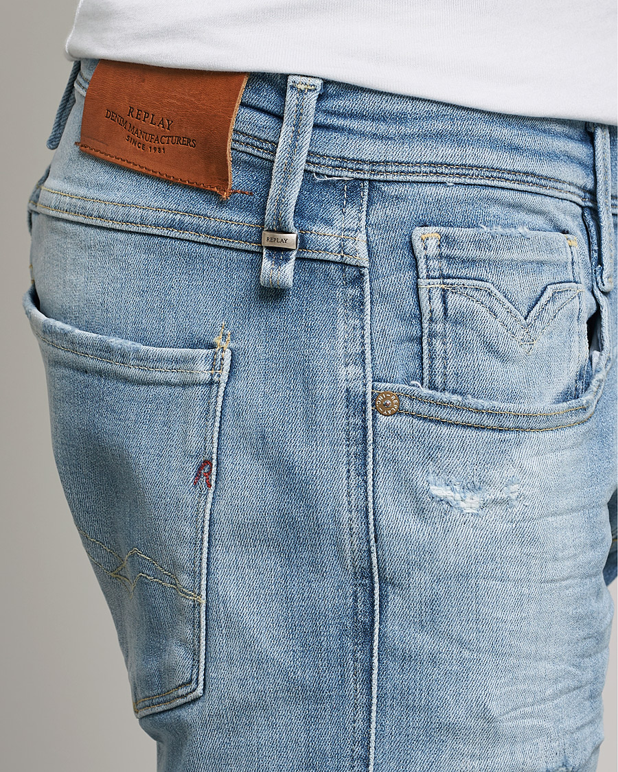 Homme | Jeans | Replay | Anbass 10 Years Wash Jeans Light Blue