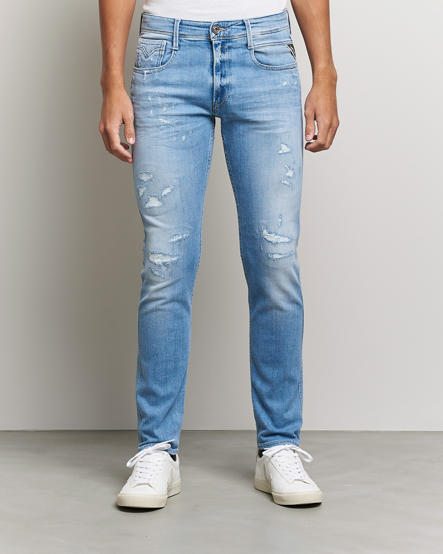 Homme | Jeans | Replay | Anbass 20 Years Wash Jeans Light Blue