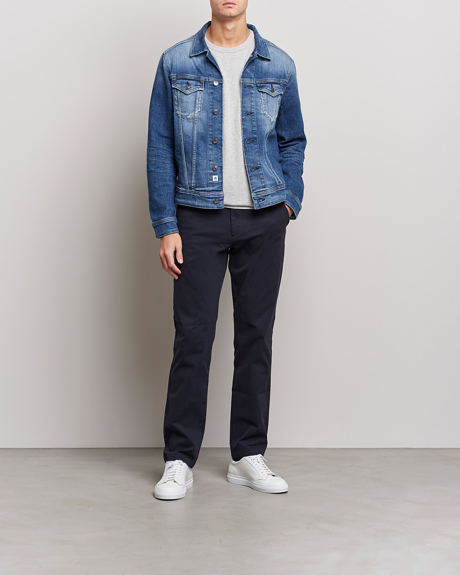 Homme | Manteaux Et Vestes | Replay | 5 Years Aged Denim Jacket Light Blue