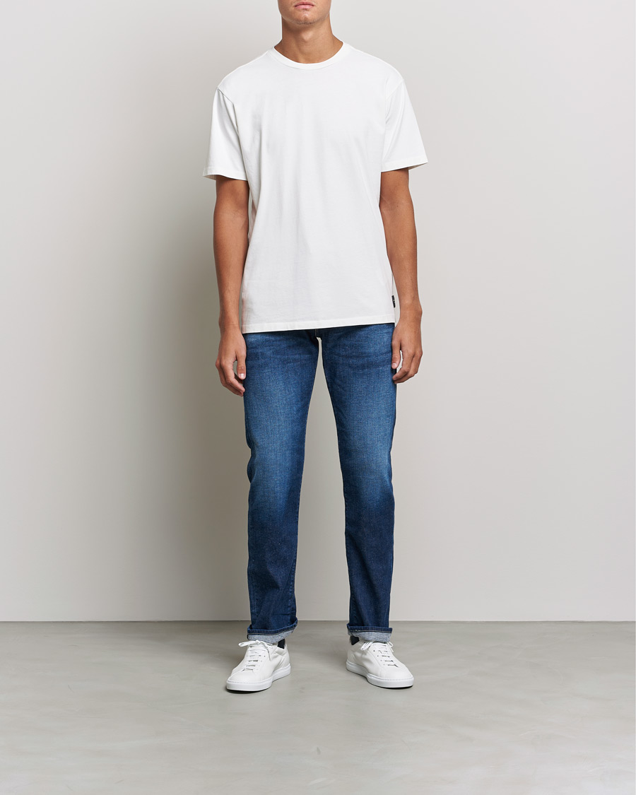 Homme | T-shirts | Replay | Sartoriale Heavy Crew Neck T-Shirt Chalk White