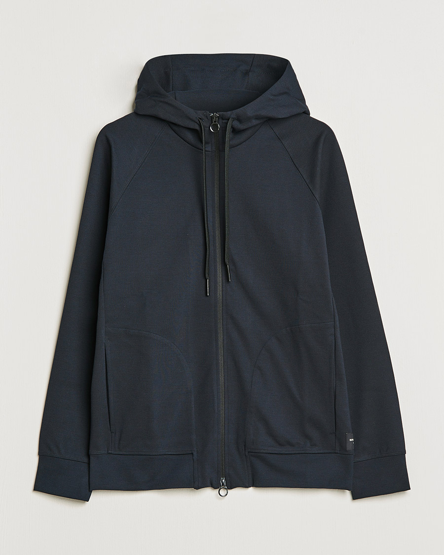 Homme | Pulls Et Tricots | Replay | Sartoriale Shiny Full Zip Hoodie Dark Blue