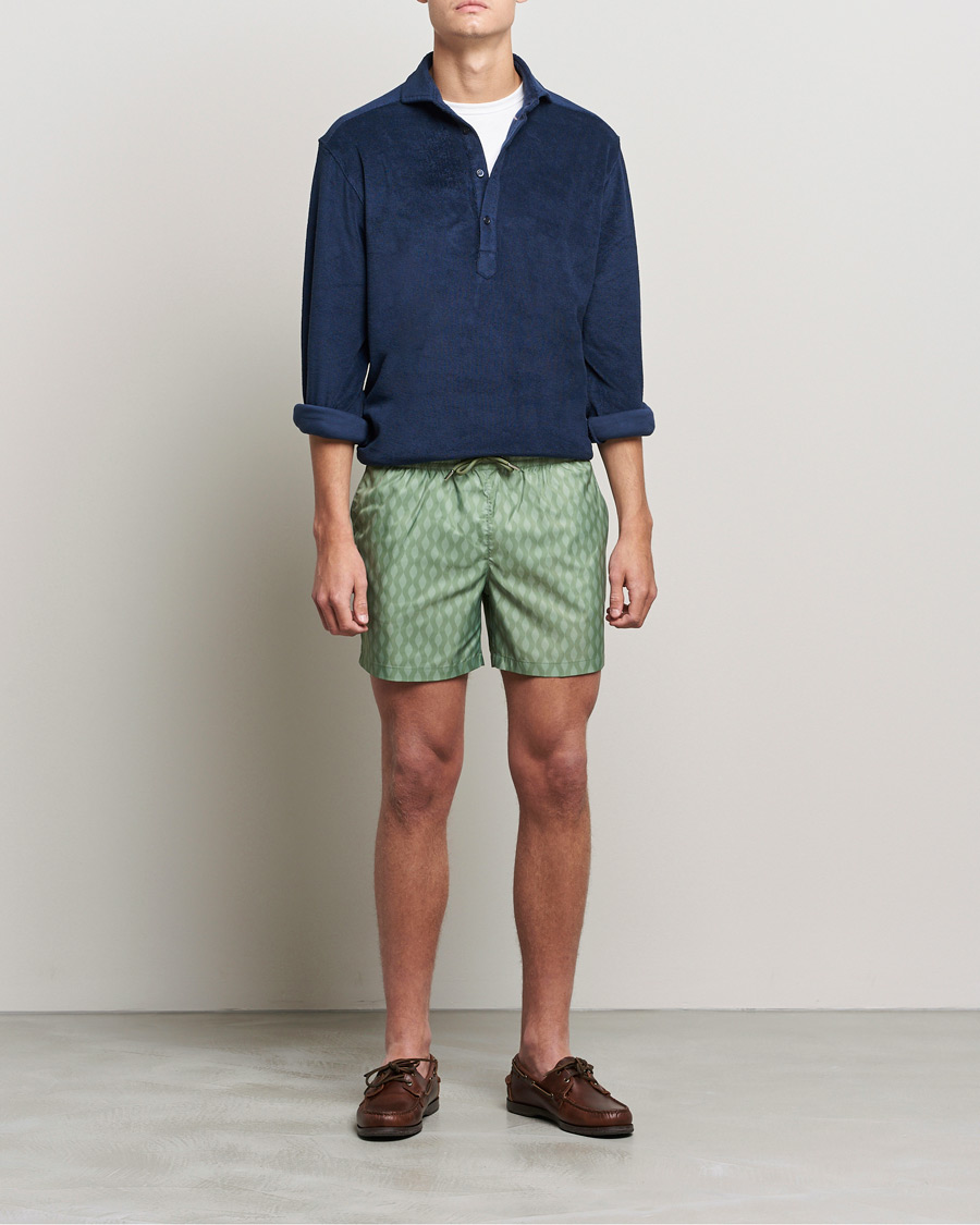 Homme | Chemises | The Resort Co | Terry Popover Shirt Navy