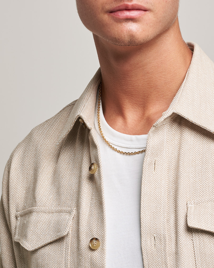 Homme | Sections | Tom Wood | Anker Chain Necklace Gold