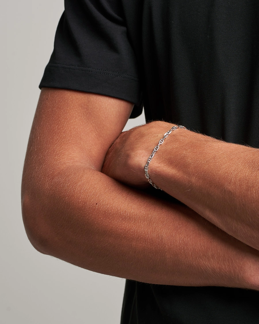 Homme | Sections | Tom Wood | Cable Bracelet Silver