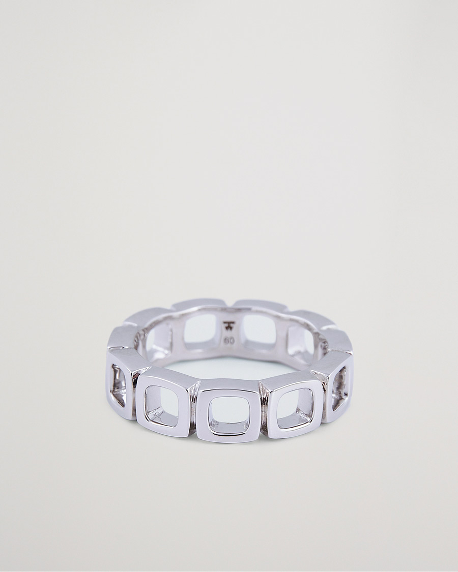 Homme | Tom Wood Cushion Band Open Ring Silver | Tom Wood | Cushion Band Open Ring Silver