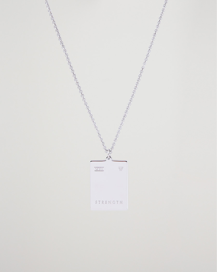 Homme | Bijoux | Tom Wood | Tarot Strength Pendant Necklace Silver