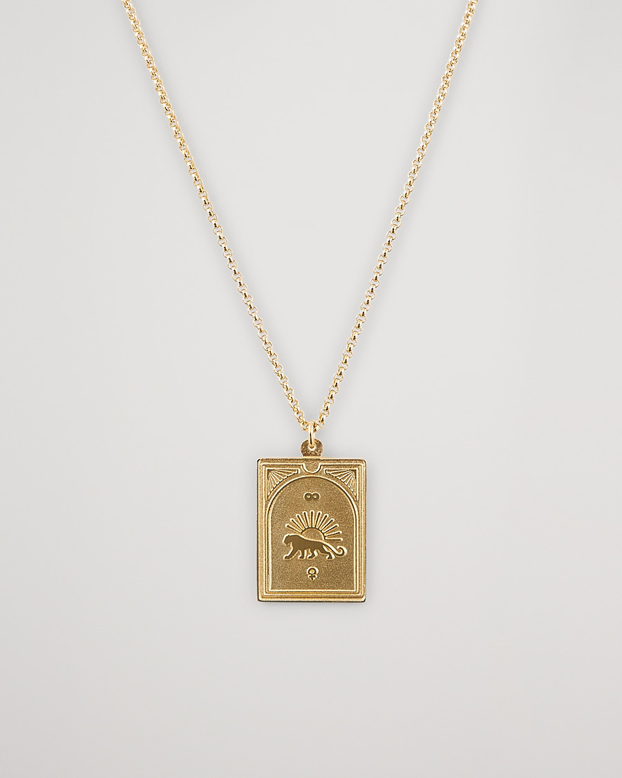 Homme | Bijoux | Tom Wood | Tarot Strength Pendant Necklace Gold