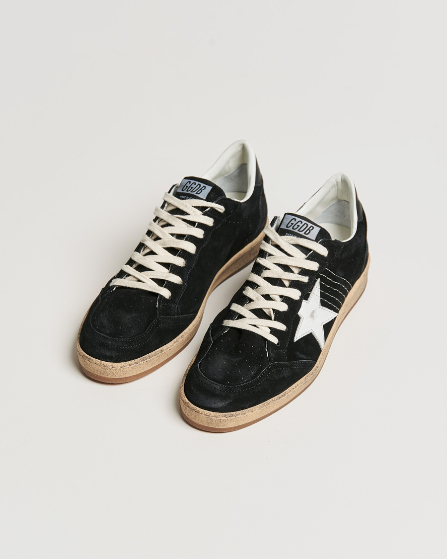 Homme | Golden Goose Deluxe Brand Ball Star Sneakers Black/White | Golden Goose | Deluxe Brand Ball Star Sneakers Black/White