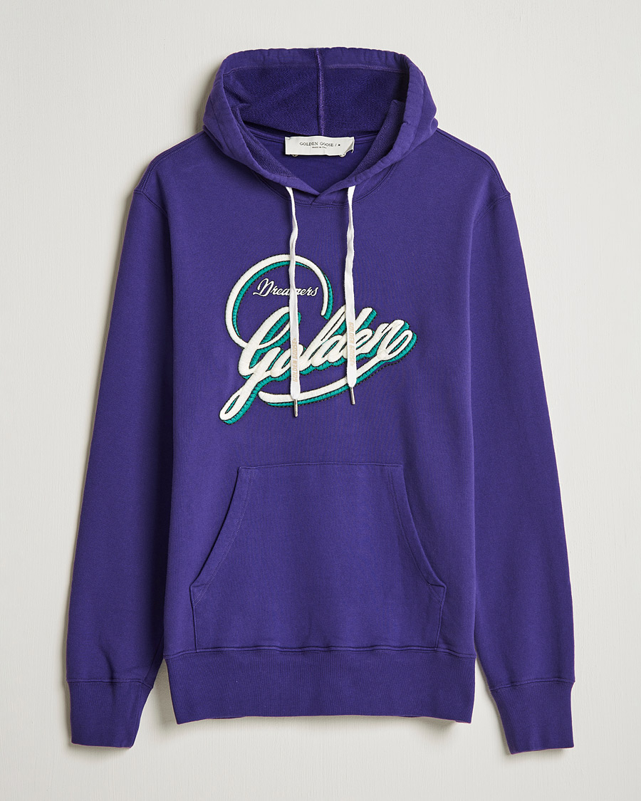 Homme | Pulls Et Tricots | Golden Goose | Deluxe Brand Journey Dreamers Hoodie Violet Indigo