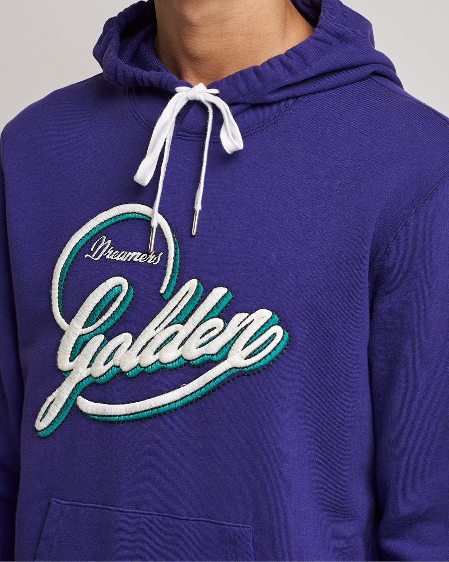 Homme | Pulls Et Tricots | Golden Goose | Deluxe Brand Journey Dreamers Hoodie Violet Indigo