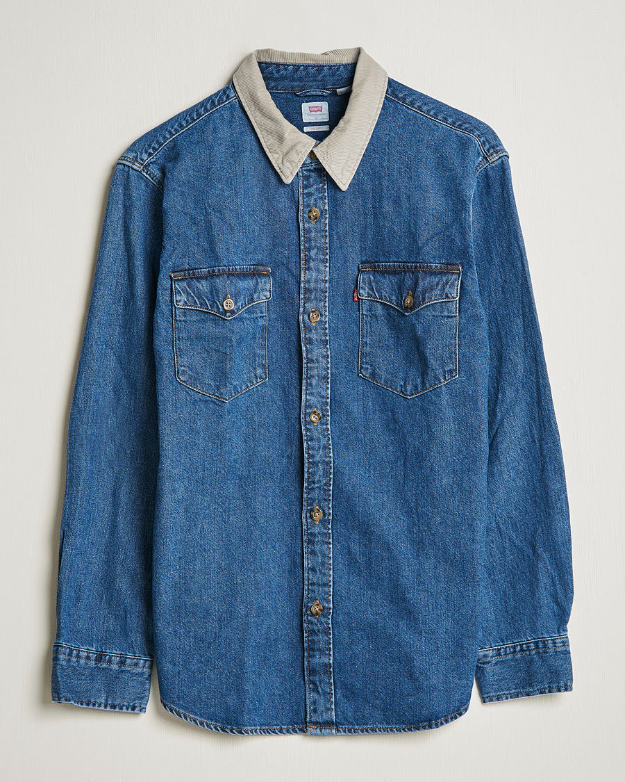 Homme | Chemises | Levi's | Relaxed Fit Western Shirt Blue Stone Wash