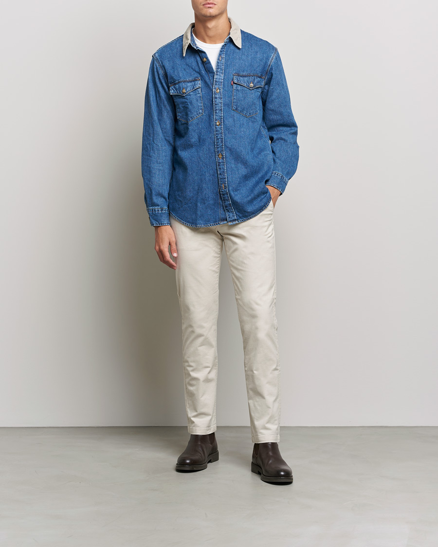 Homme | Chemises | Levi's | Relaxed Fit Western Shirt Blue Stone Wash