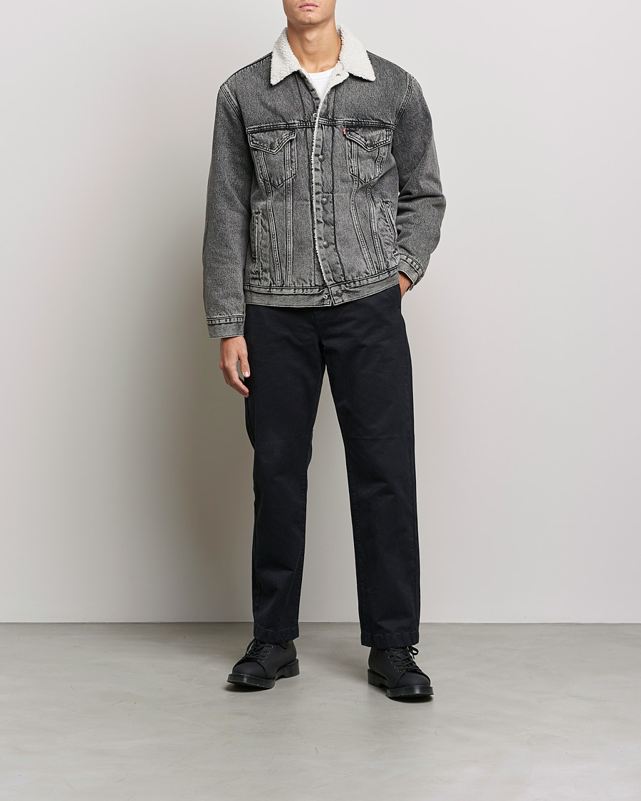Homme | Manteaux Et Vestes | Levi's | Type III Sherpa Trucker Medium Gray