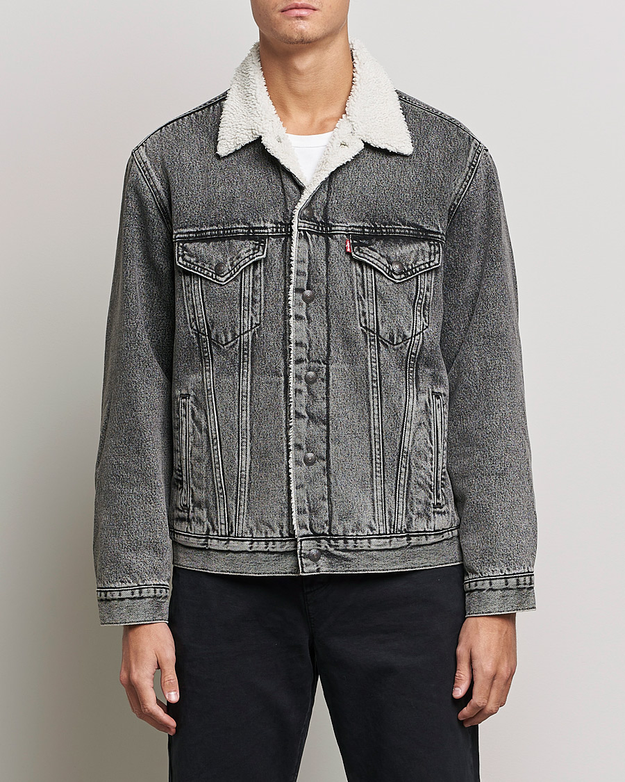 Homme | Manteaux Et Vestes | Levi's | Type III Sherpa Trucker Medium Gray