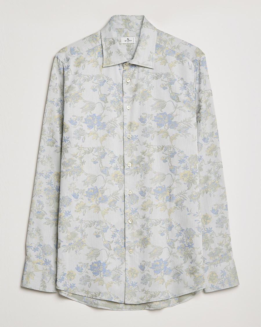 Homme | Chemises | Etro | Paisley Shirt Light Blue