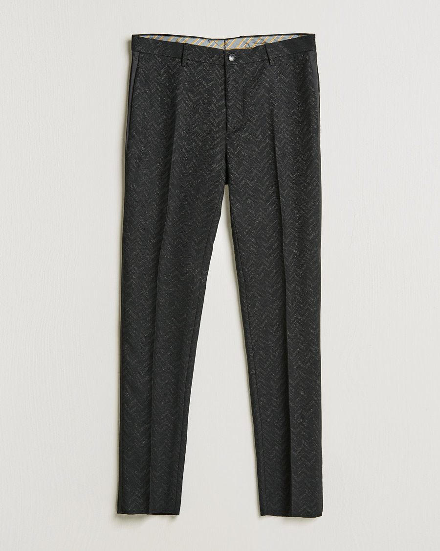 Homme | Pantalons | Etro | Flat Front Evening Trousers Black