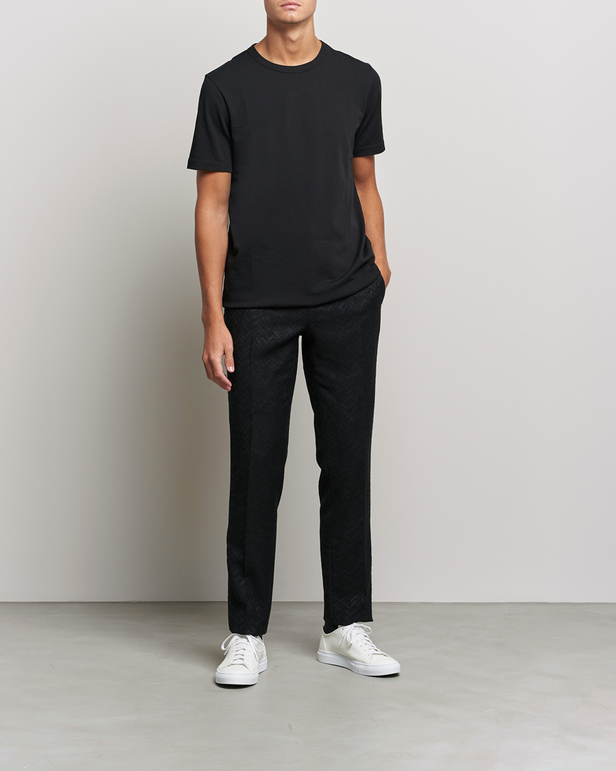 Homme | Pantalons | Etro | Flat Front Evening Trousers Black