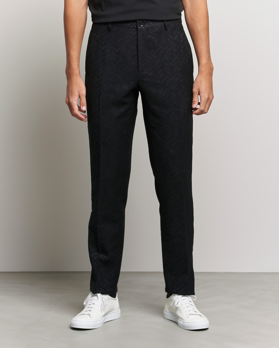 Homme | Pantalons | Etro | Flat Front Evening Trousers Black