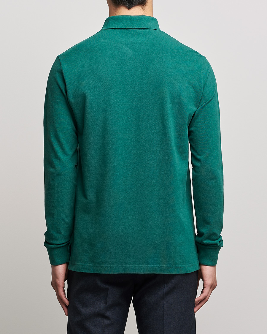 Homme | Pulls Et Tricots | Etro | Long Sleeve Contrast Paisley Polo Emerald