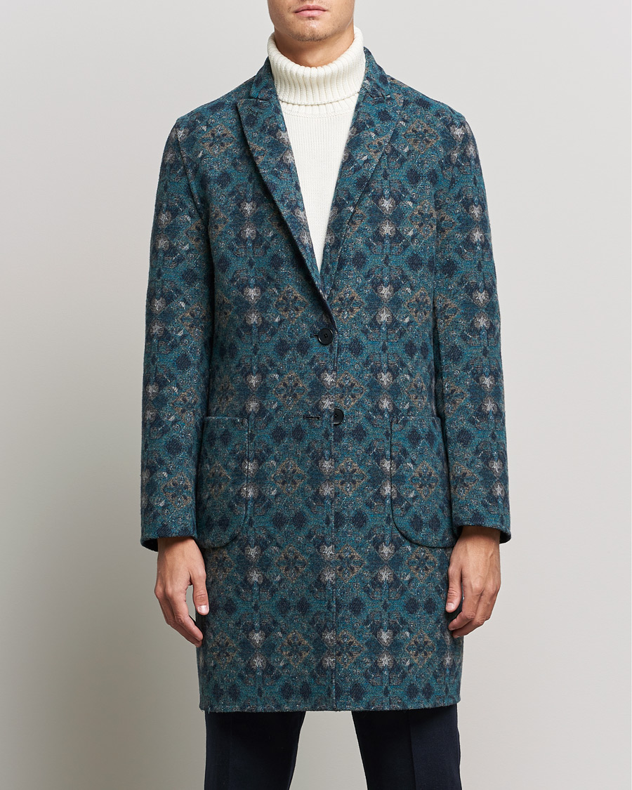 Homme | Manteaux Et Vestes | Etro | Deconstructed Reversible Coat Navy