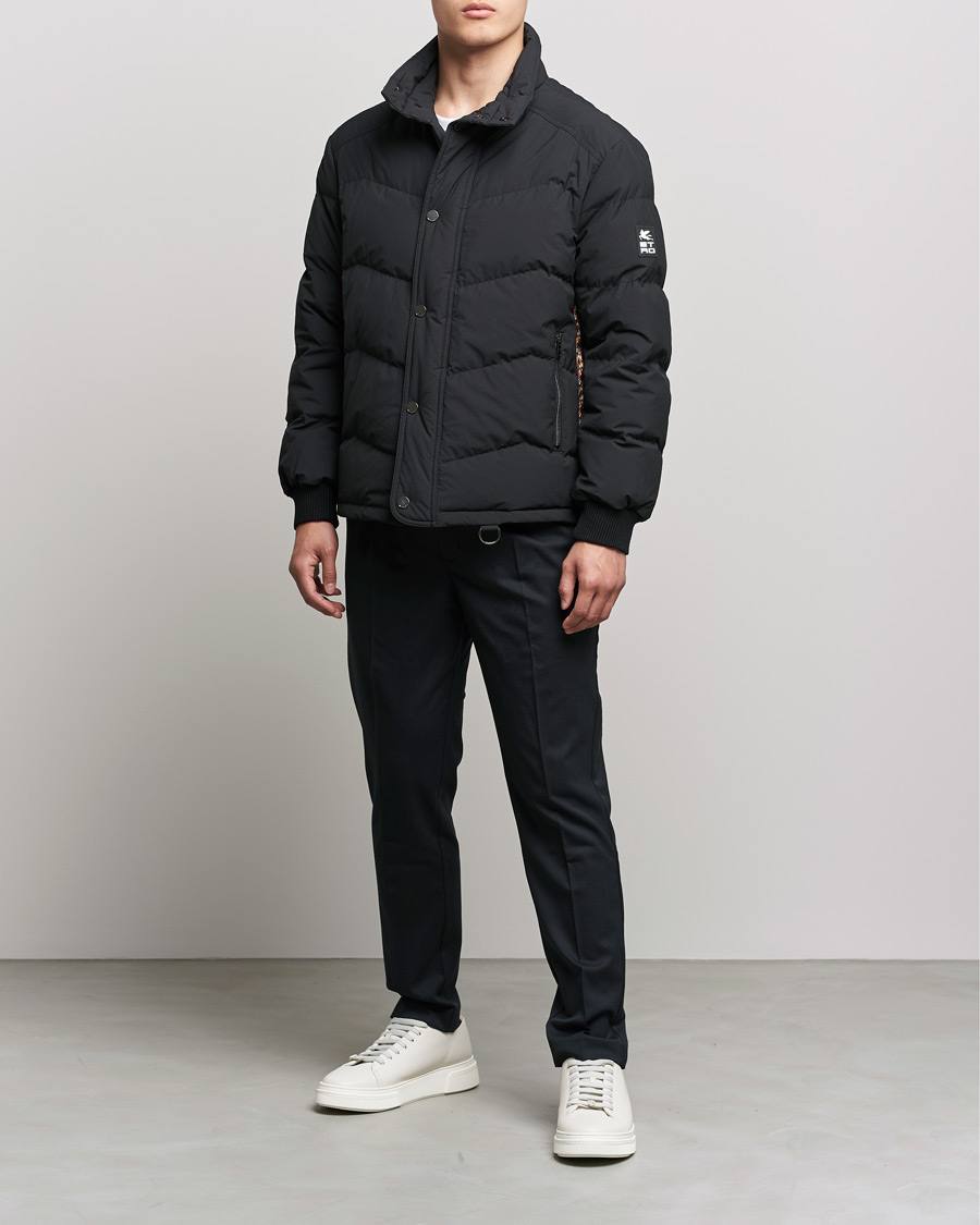 Homme | Manteaux Et Vestes | Etro | Printed Down Jacket Black
