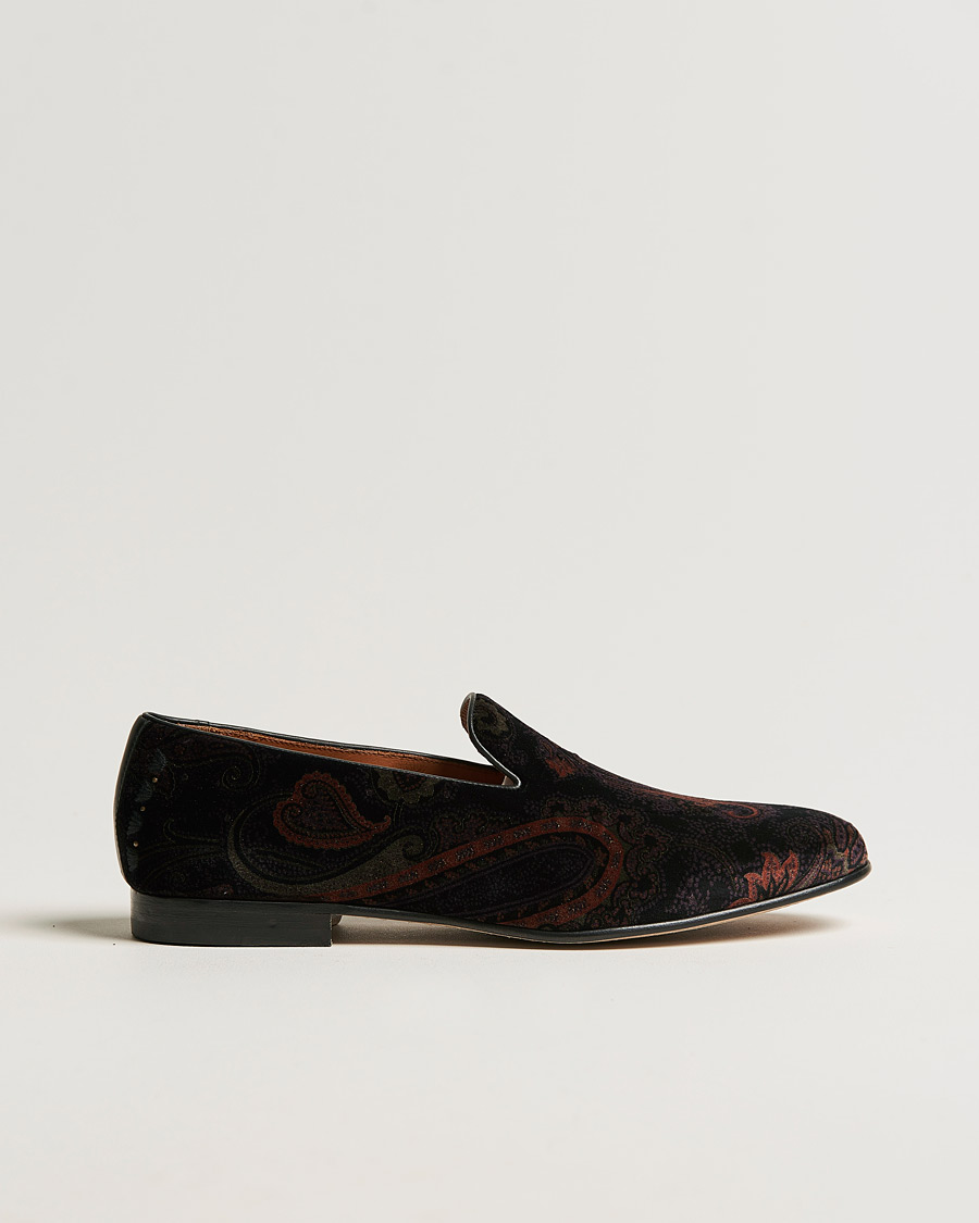 Homme | Etro Printed Slippers Black | Etro | Printed Slippers Black