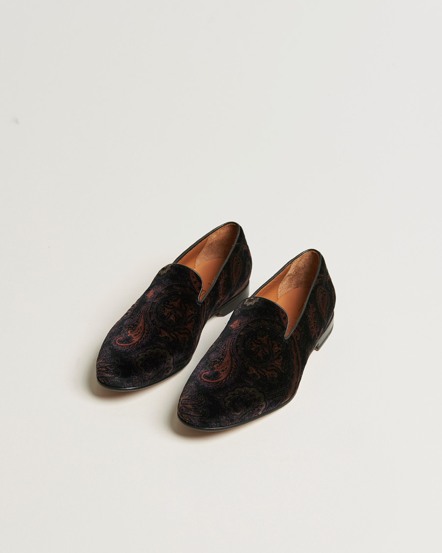 Homme | Etro Printed Slippers Black | Etro | Printed Slippers Black