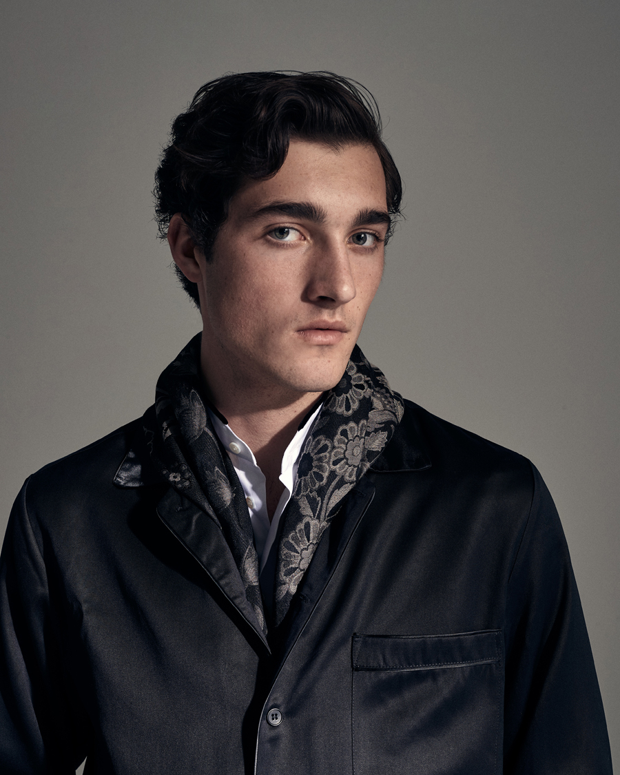 Homme | Etro Floral Jacquard Scarf Black | Etro | Floral Jacquard Scarf Black