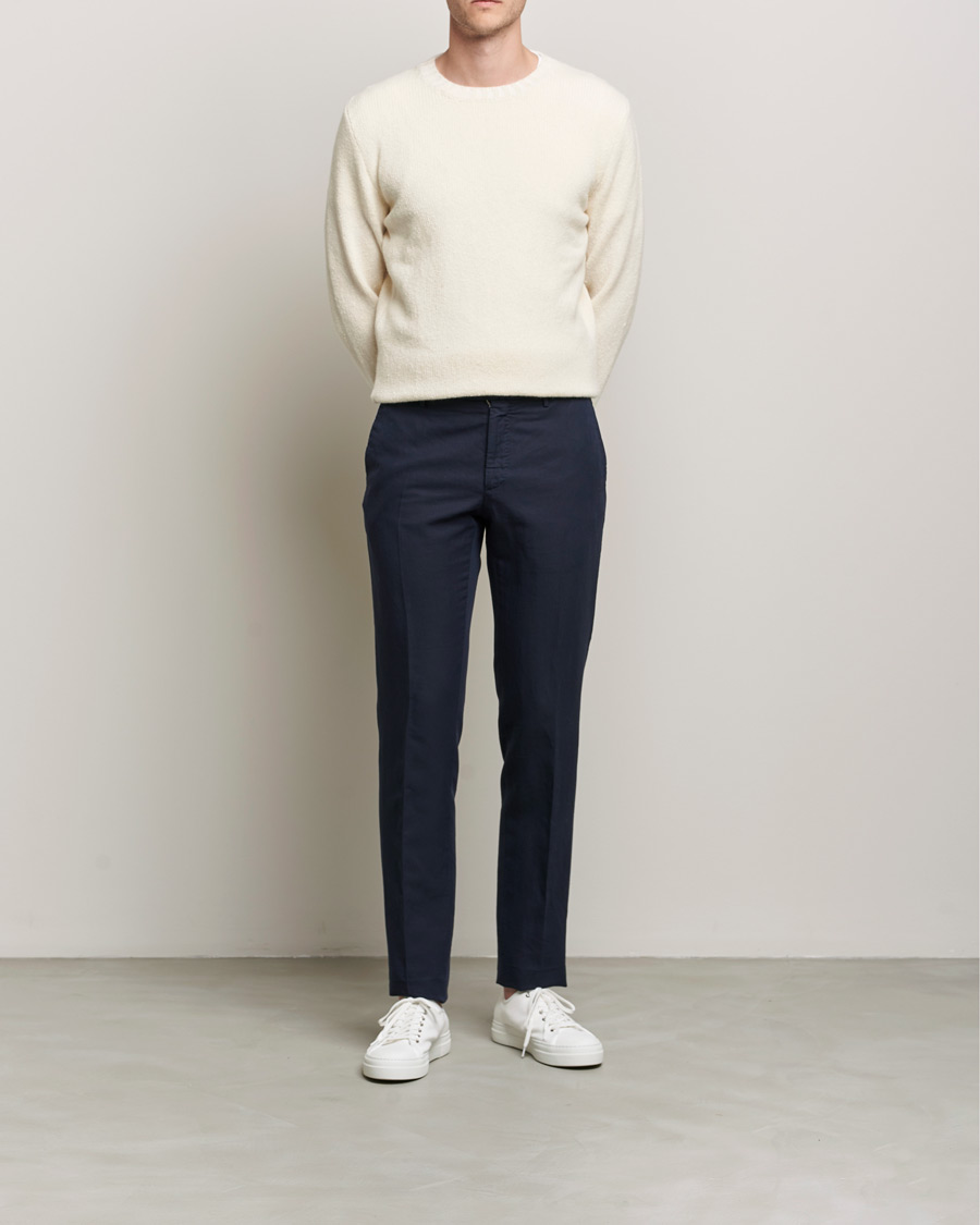 Homme | Pulls Et Tricots | Inis Meáin | Wool/Cashmere Crew Neck White