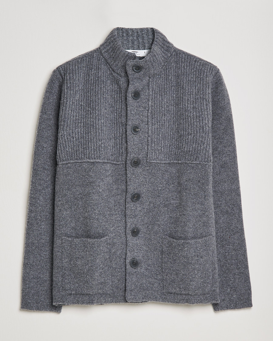 Homme | Pulls Et Tricots | Inis Meáin | Heavy Wool Cardigan Grey