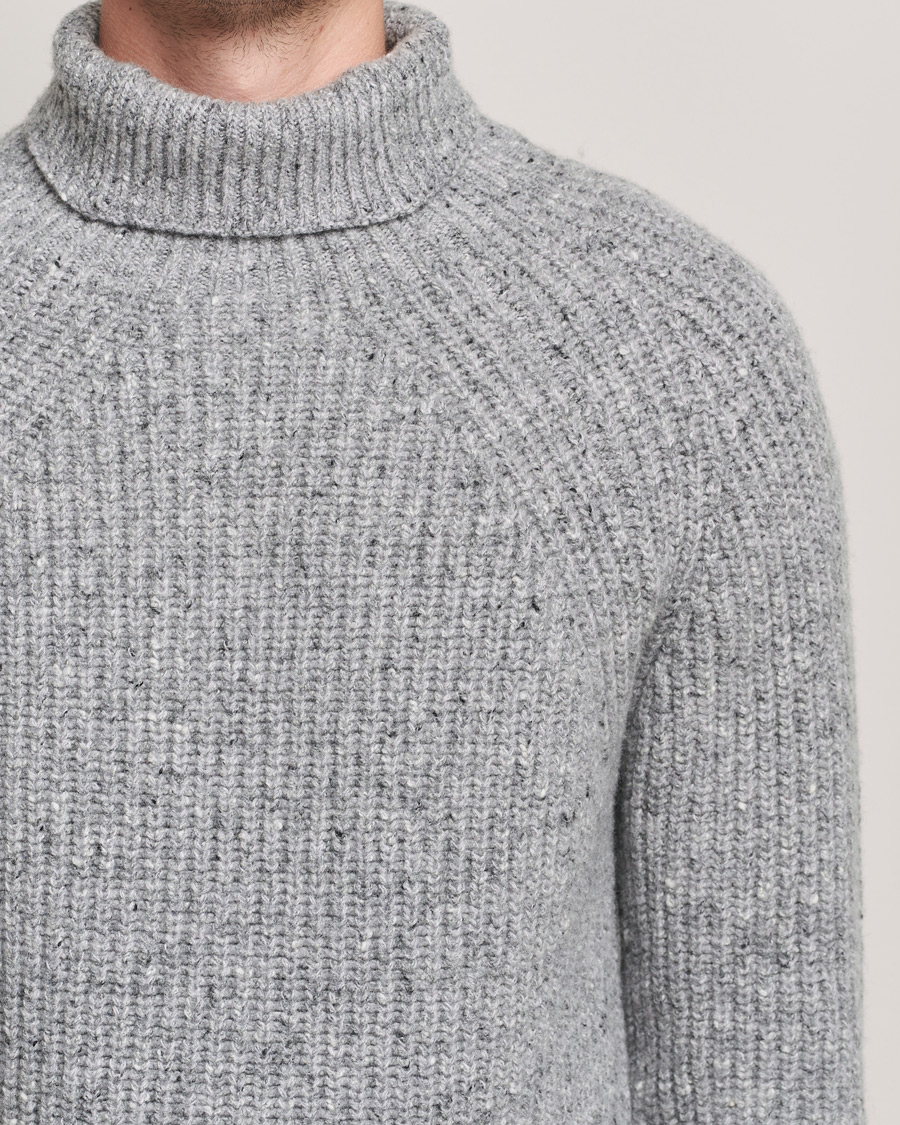 Homme | Pulls Et Tricots | Inis Meáin | Wool/Cashmere Boatbuilder Turtleneck Grey