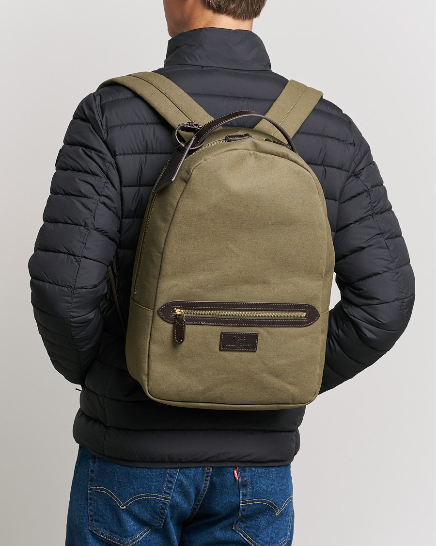 Homme |  | Polo Ralph Lauren | Canvas Backpack Defender Green