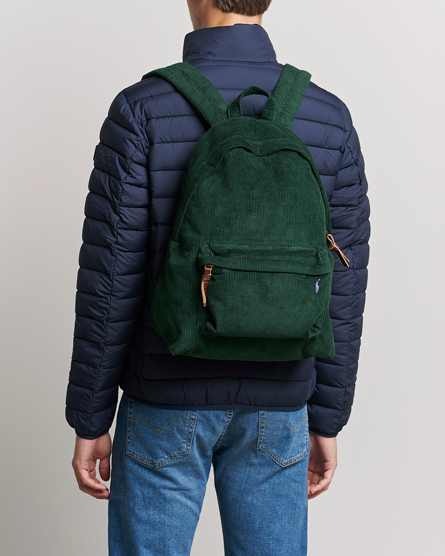 Homme | Polo Ralph Lauren Corduroy Backpack College Gren | Polo Ralph Lauren | Corduroy Backpack College Gren