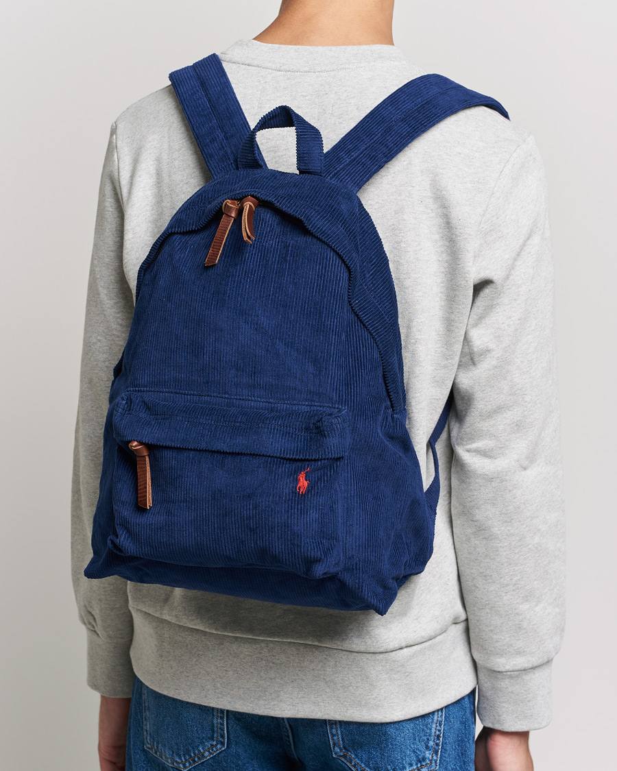 Homme | Polo Ralph Lauren Corduroy Backpack Newport Navy | Polo Ralph Lauren | Corduroy Backpack Newport Navy