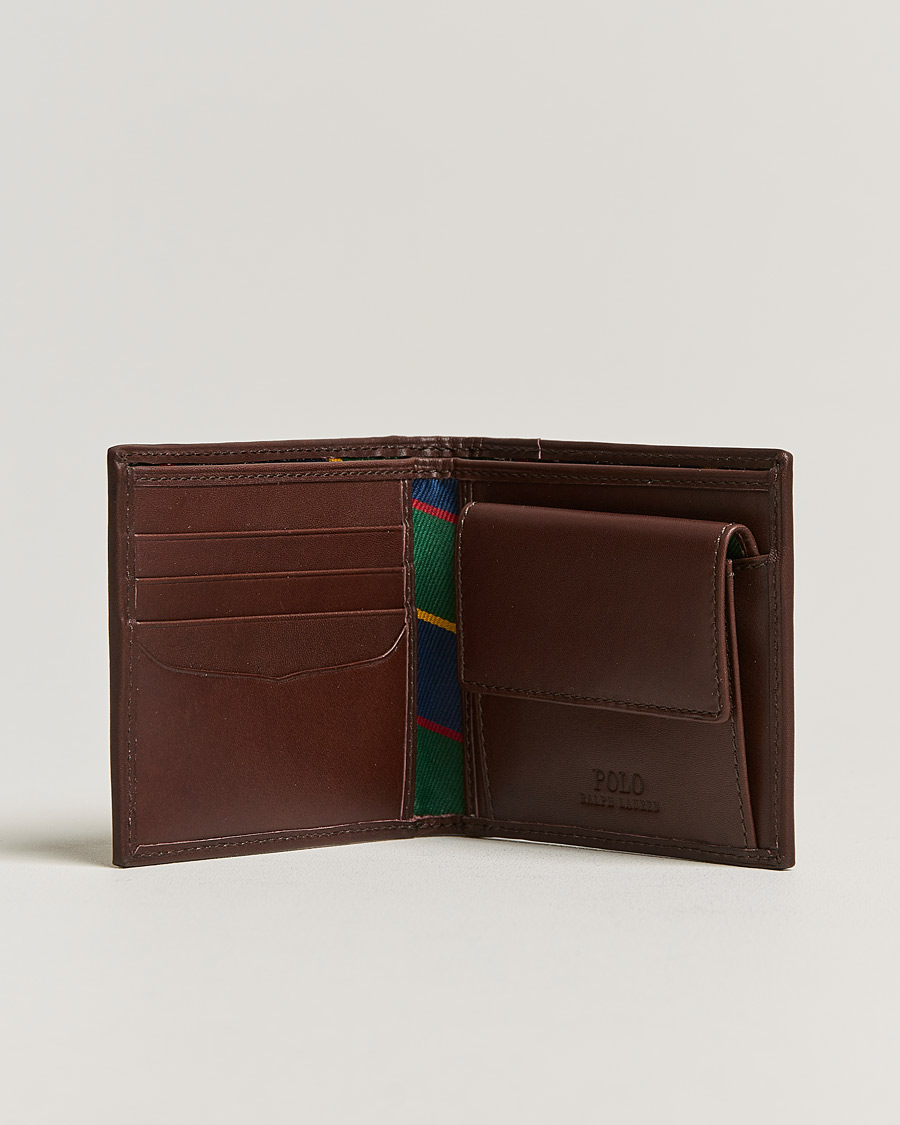 Homme | Polo Ralph Lauren Bear Leather Billfold Wallet Multi | Polo Ralph Lauren | Bear Leather Billfold Wallet Multi