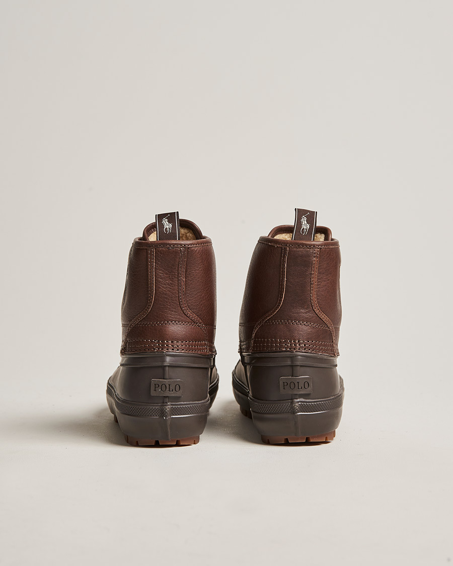 Homme | Polo Ralph Lauren Claus Leather Boots Dark Brown | Polo Ralph Lauren | Claus Leather Boots Dark Brown