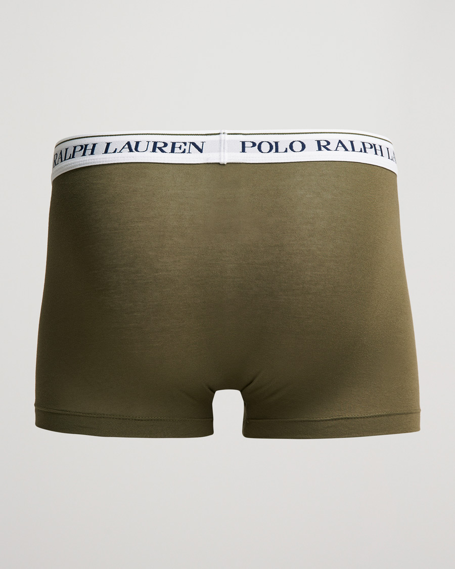 Homme | Boxers | Polo Ralph Lauren | 3-Pack Trunk Olive/Green/Dark Green