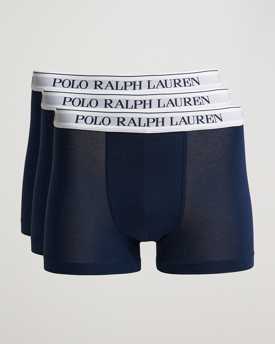 Homme | Sous-Vêtements Et Chaussettes | Polo Ralph Lauren | 3-Pack Trunk Navy