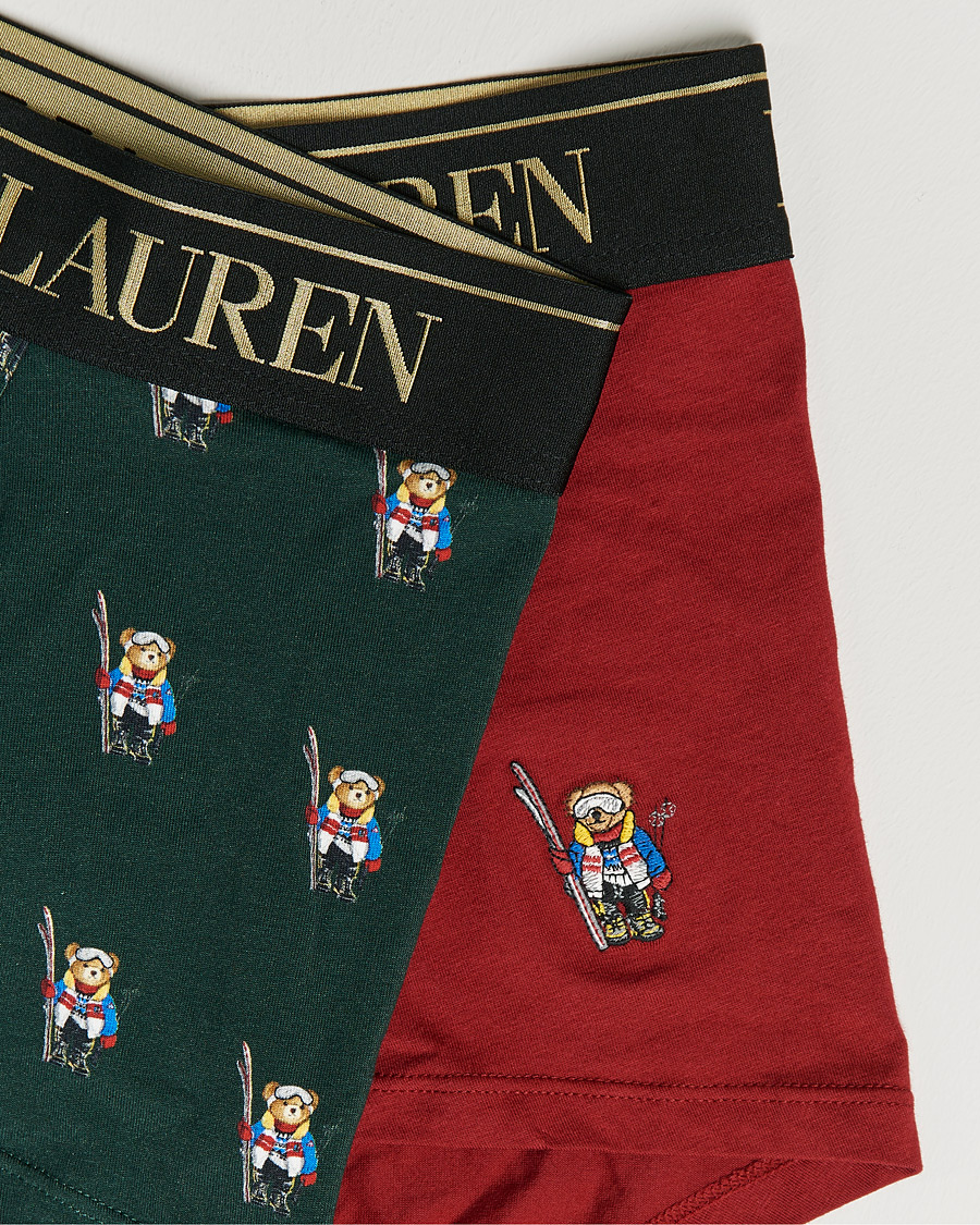 Homme | Sous-Vêtements Et Chaussettes | Polo Ralph Lauren | 2-Pack Gift Box Trunks Red/College Green