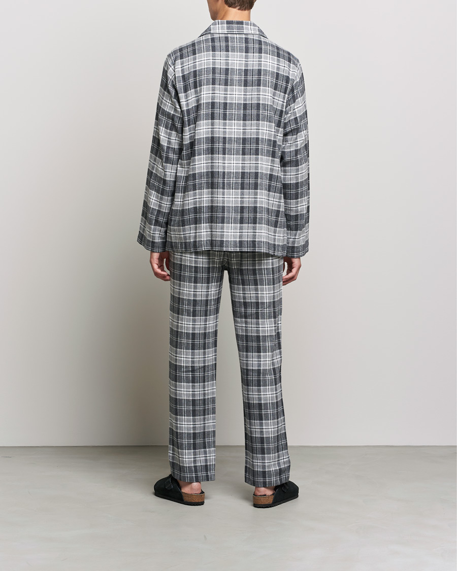 Homme | Peignoirs Et Pyjamas | Polo Ralph Lauren | Checked Flannel Pyjama Set Grey Heather