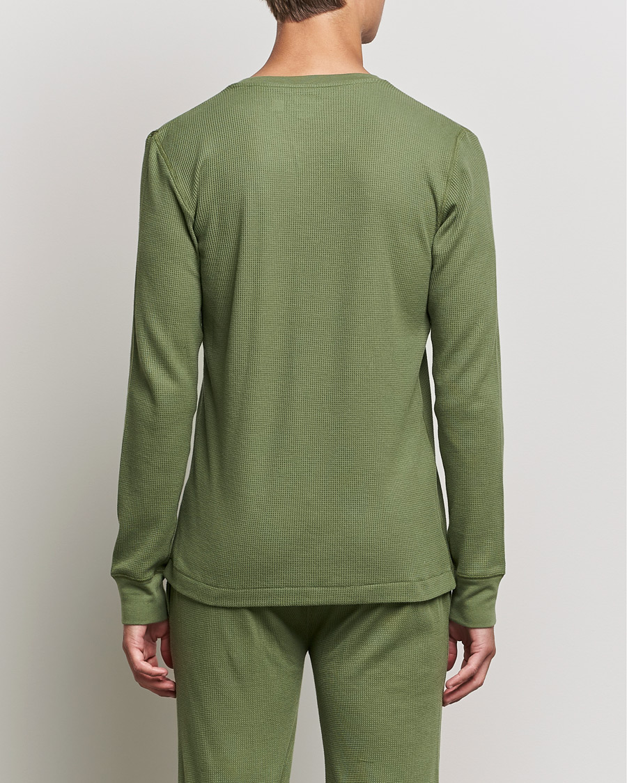 Homme | T-shirts | Polo Ralph Lauren | Waffle Long Sleeve Crew Neck Army Olive